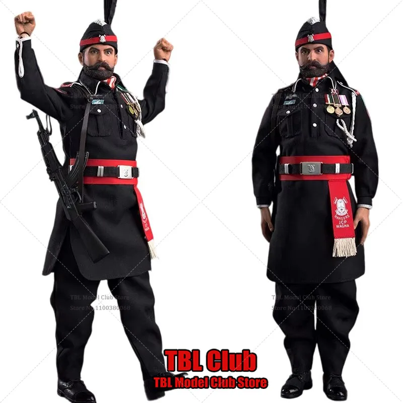 

In Stock KT-8004 1/6 Scale Male Soldier Pakistan Flag Lowering Guard With Weapon Full Set 12inch Action Figure Model