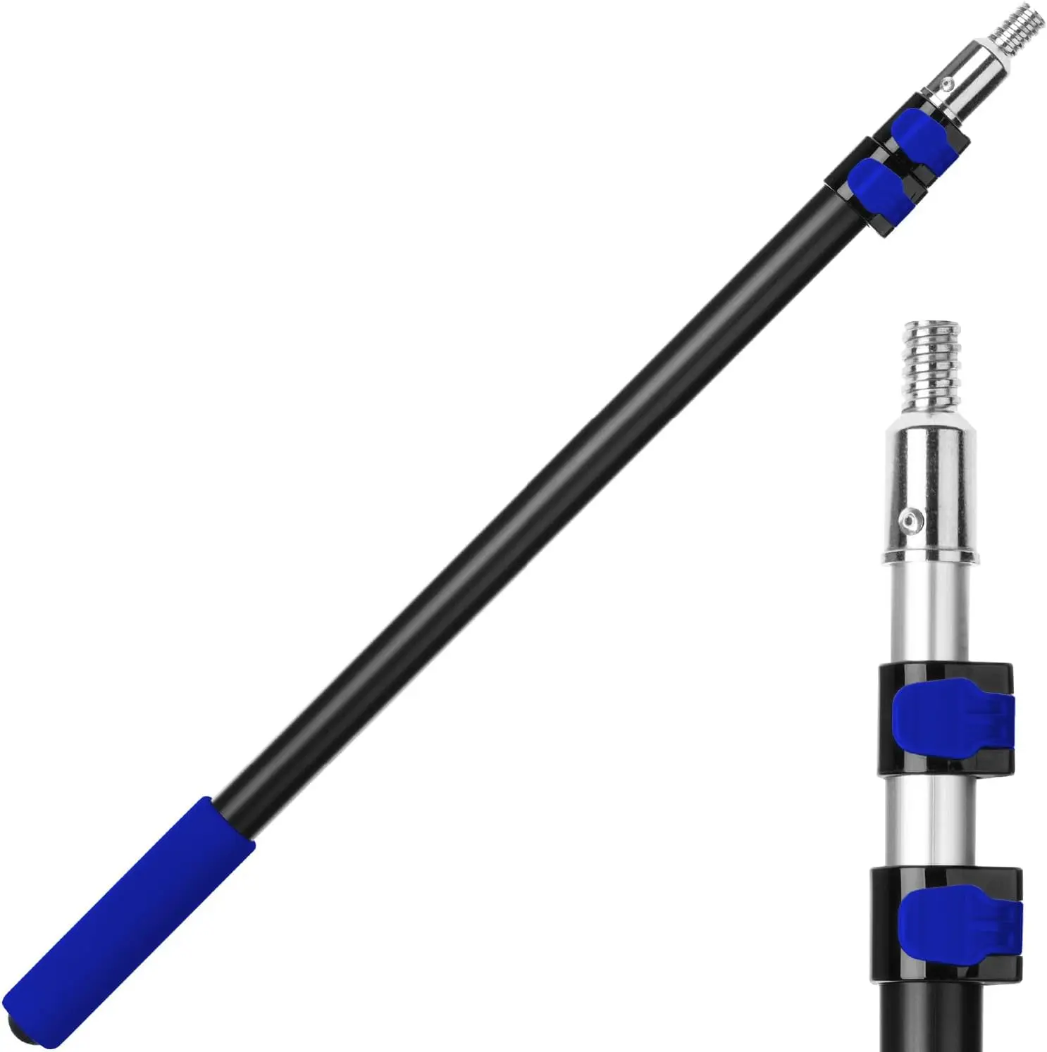 

Telescoping Extension Pole, Adjustable from 2.4 to 6 Feet, Dark Blue Color for Versatile Use