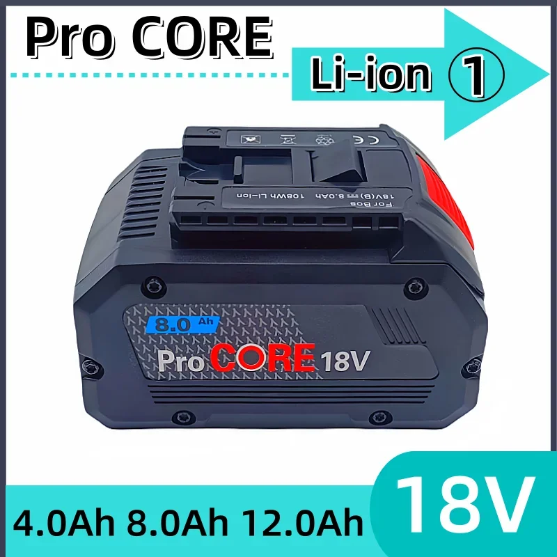 

18V 12.0Ah 100% original rechargeable battery, suitable for tool BAT609 BAT618 GBA18V80 21700 high-power 5C power battery