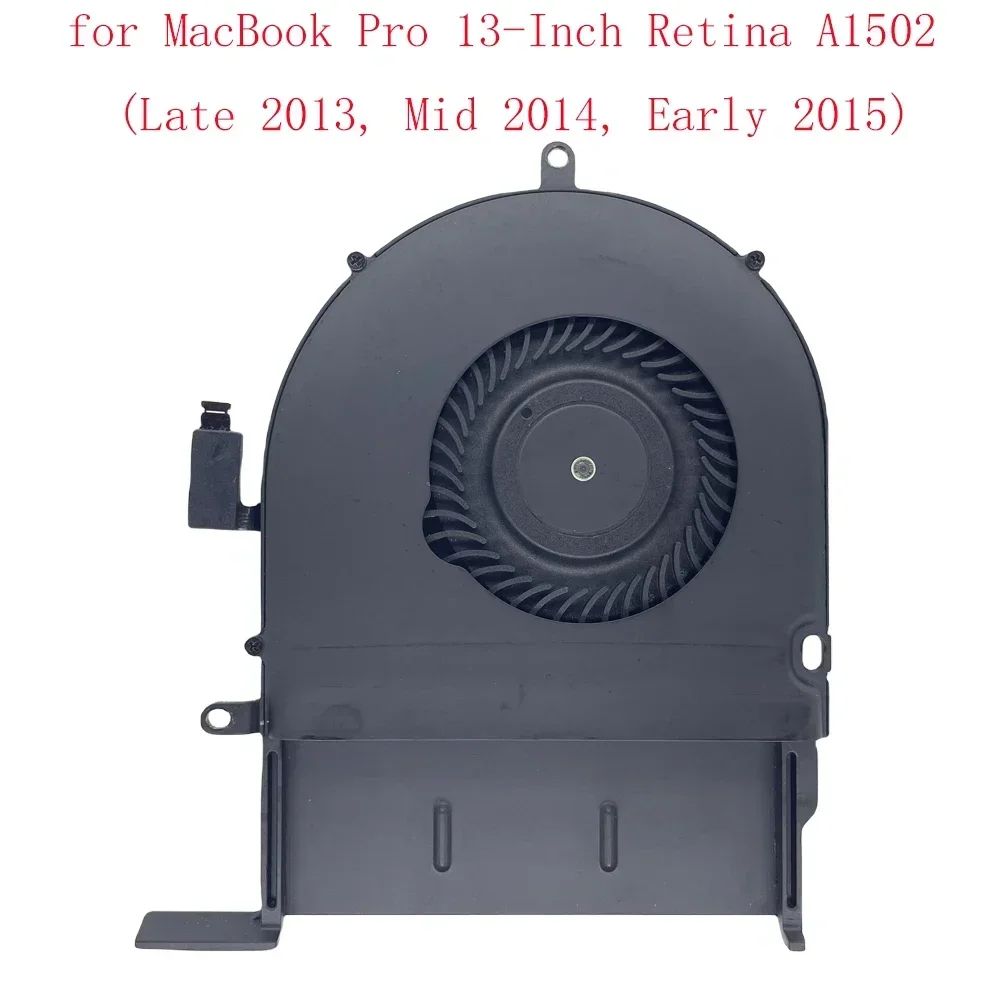 Ventilador de CPU de substituição compatível com MacBook Pro 13 polegadas Retina A1502 (finho de 2013, meados de 2014, início de 2015)