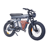 BEZIOR XF006 Electric Bike 1200W Urban road Motor E-Bike 48V 23.2Ah Battery 20*4.0-inch Fat Tires City Electric Bicycle