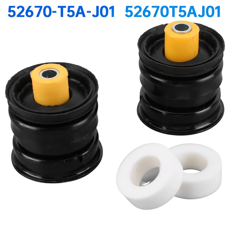 

A73X-2Pcs Rear Mounting Damper 52670-T5A-J0 For Honda Jazz GK City GM6 2015-2021 Rear Axle Suspension Bump Stop Rubber Kit