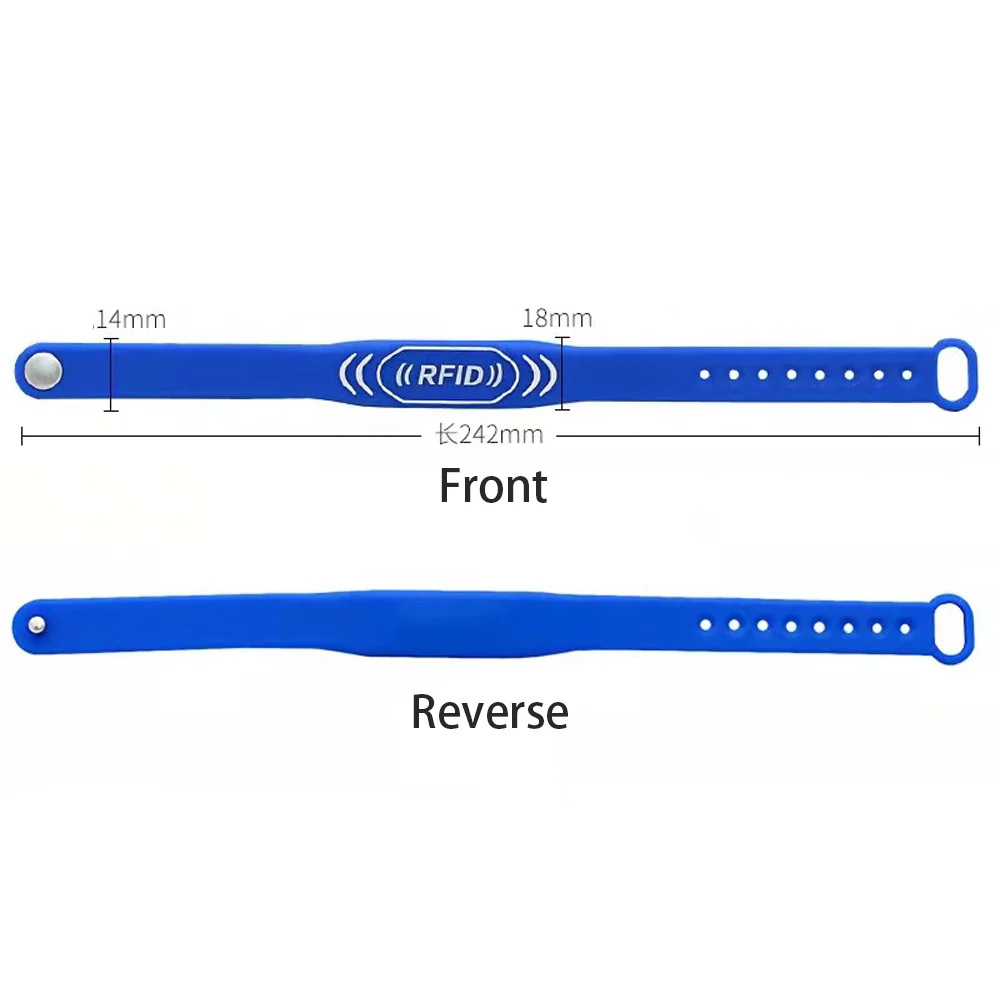 3/5PCS T5577 Rewritable Adjustable Wristband RFID Smart Chip Bracelet 125MHZ Clone ID Token Tag Waterproof Changeable Badge