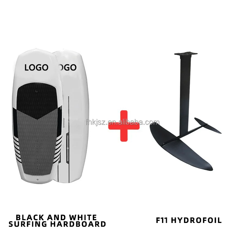 

White EPS Inner Core Surfboard Carbon Fiber Hydrofoil Board For Water Sports