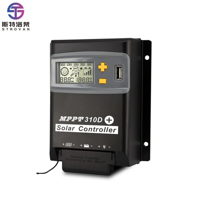 10A/20A/30A/40A 12V/24V Auto PV100V High Efficiency Solar Charge Controller MPPT Solar Controller