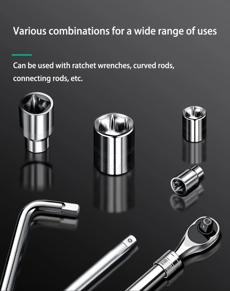 1/4-Zoll-Kurz-Sechskant-Ratschenschlüssel 4-14mm, Mutternschlüssel für Maschinenwerkstatt, Reparatur-Schraubendreher-Bit, Sechskant-Schraubendreher, Handwerkzeuge – Detail 8