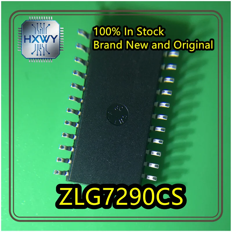 (1/5 piece) ZLG7290CS ZLG7290 SOP24 Keyboard and Display Driver Chip, Brand New Original, In Stock, Electronic IC
