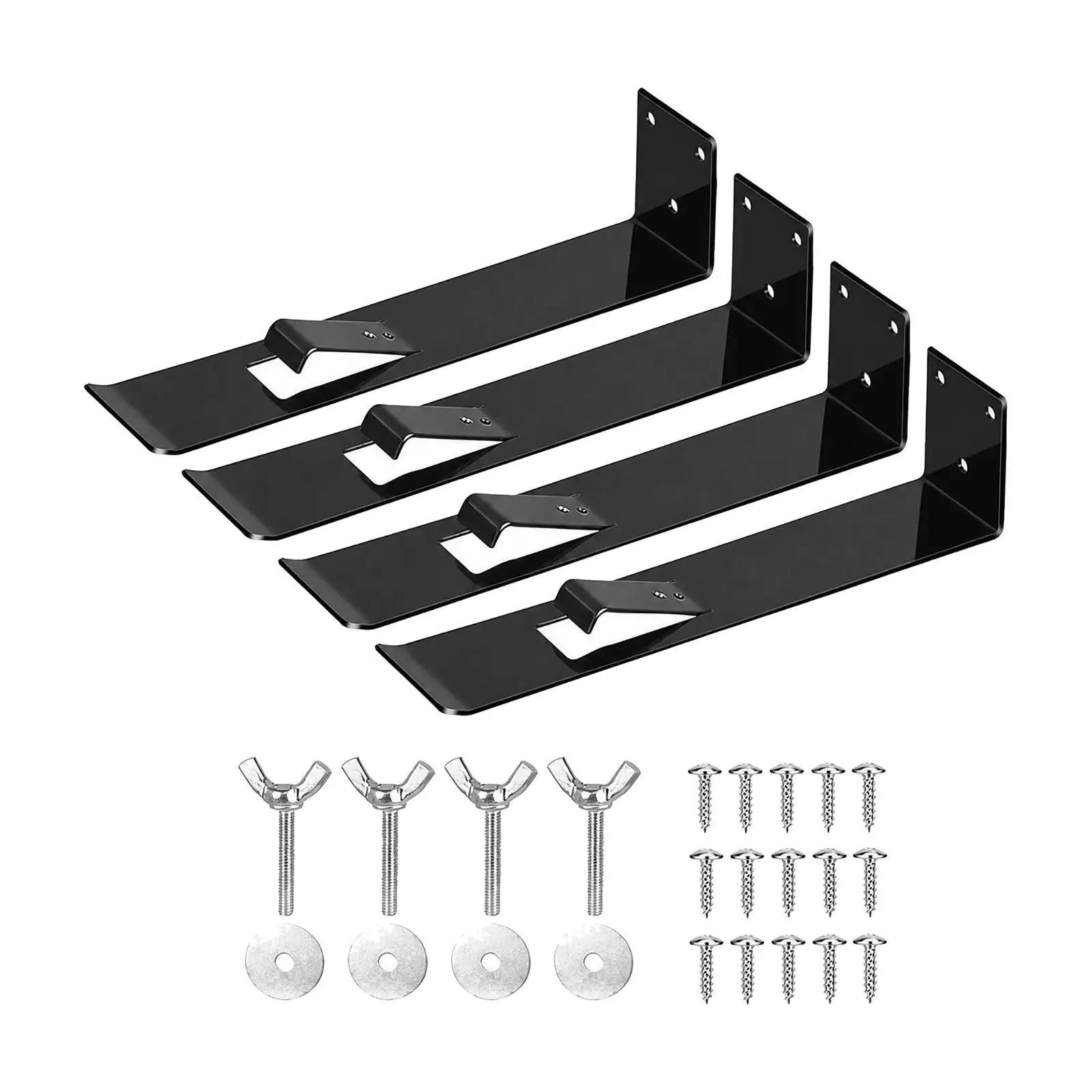 Durable Steel Owl Decoy Bracket Weatherproof Mounting Plate for Garden Yard Exterior Flat Surface
