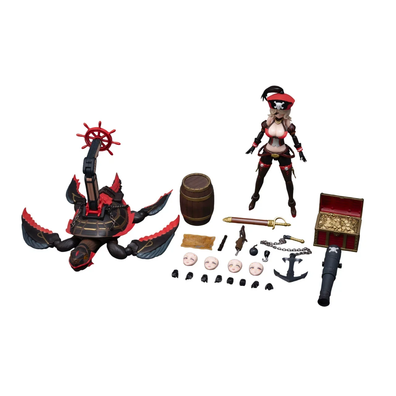 الحدود نموذج الملكة آن القراصنة عمل الشكل Ba-003 الجمعية أنثى نموذج أطقم تحصيل هدية عيد ميلاد سطح المكتب حلية