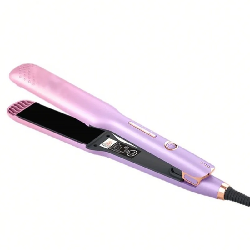 A83X-Adjustable Heat Settings Versatile Hair Styler-Dual Function Straightener And Curler Flat Iron Hair Straightener US Plug