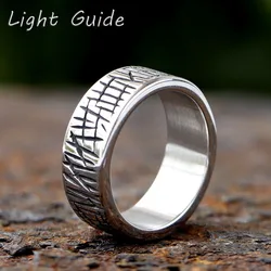 2024 Nieuwe Kerst Charme Halloween Patronen Schedel Punk Roestvrij Staal Zeeman Ringen Mannen Puck Sieraden Creativiteit Cadeau