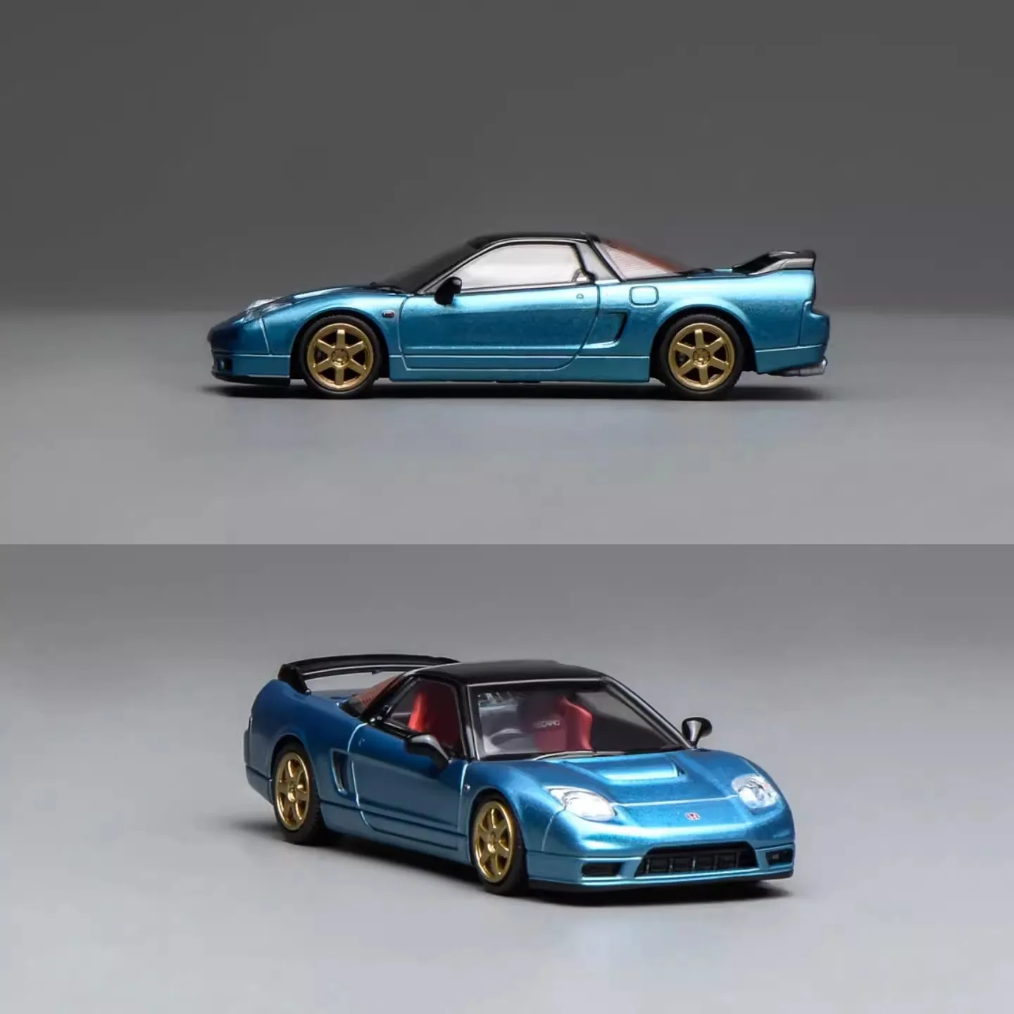 MOTORHELIX MH 1/64 Honda NSX-R NA2 GT Alloy Car Model Limited Version Simulation Collection Cars Model for Boy Birthday Toy Gift