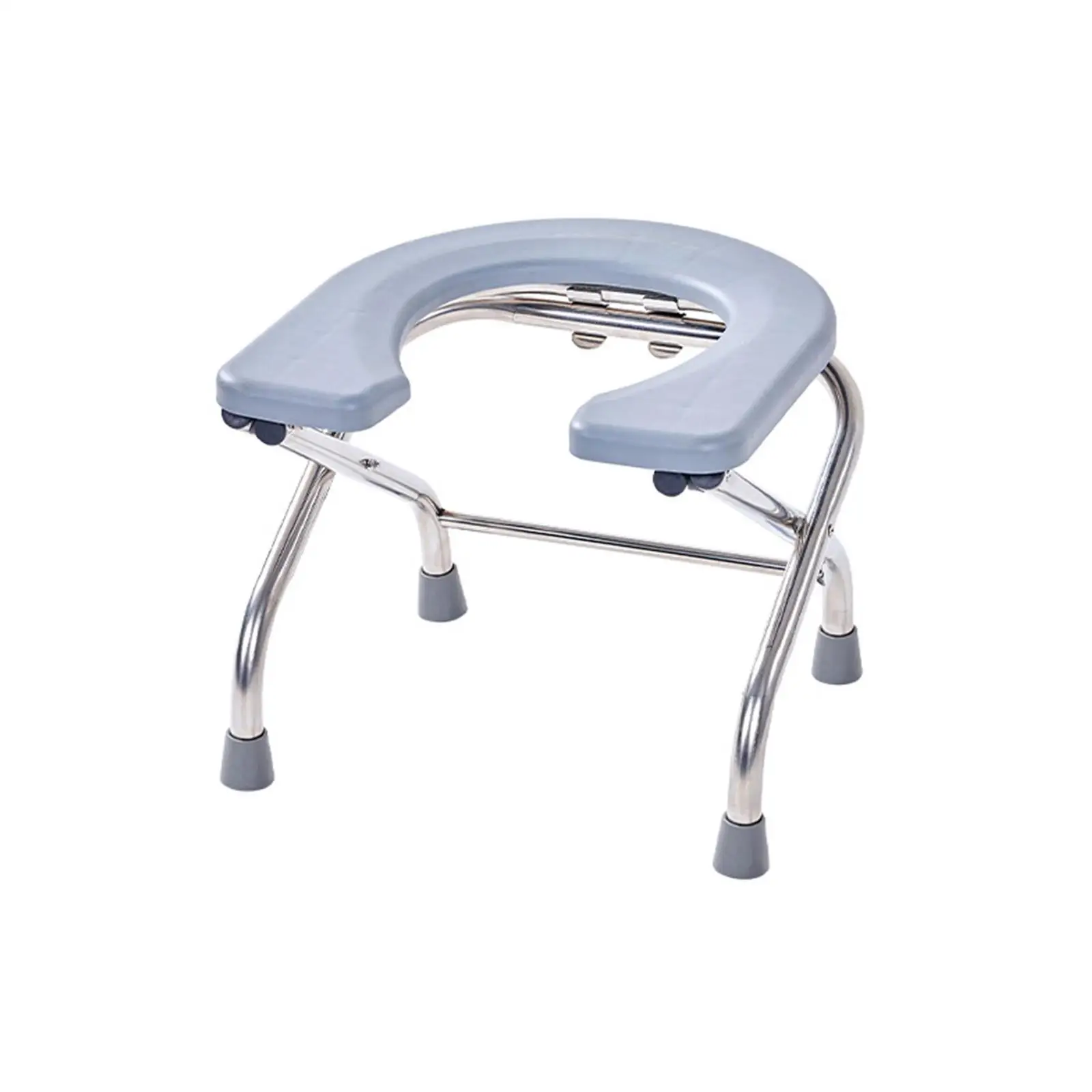 Toilet Seat for Bathroom Multi Uses Stable Bottom Thickened Stainless Steel Tube Shower Chair Toilet Chair Seat Commodes Chair