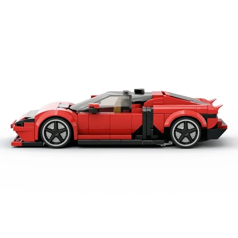 316pcs MOC Ferrariesd Testarossa City Champions Model Building Festival Gifts Blocks Architecture Assemble DIY Brick Toys
