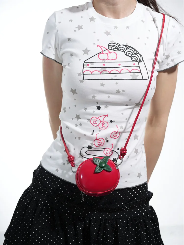 

Женская маленькая сумка-кроссбоди: модная, универсальная, в форме прессованной скорлупы, цвета хурмы/томата, мини-сумка для помады/наушников, маленькая круглая сумка