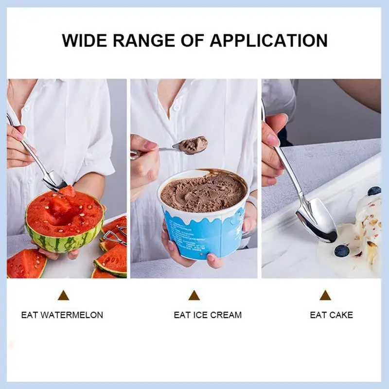 

MLGB-21PCS Shovel Spoon Stainless Steel Tea Spoon Coffee Spoon Ice Cream Dessert Spoon Tableware Knife Fork Spoon