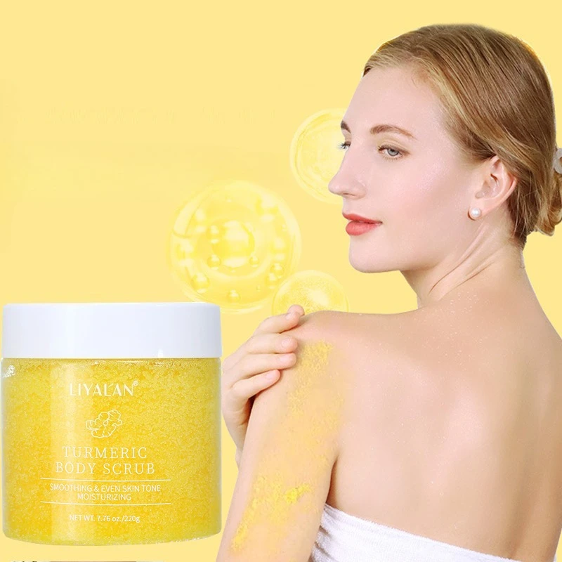 

Turmeric Rejuvenating Body Scrub Cleansing Softening Exfoliating Brightening Skin Tone Deep Cleansing Softening Skin Care