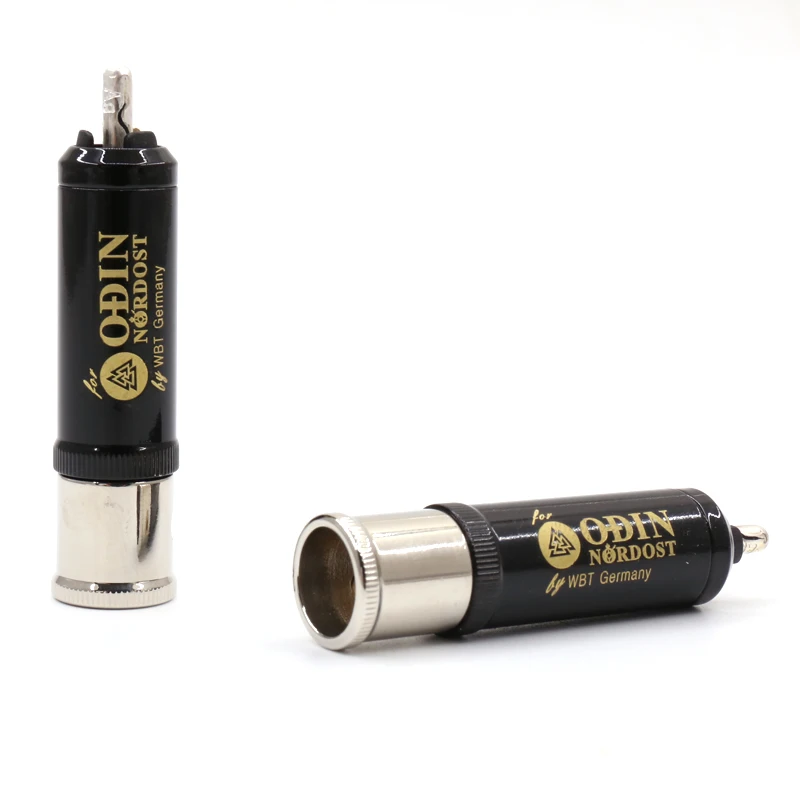 Gratis Verzending Odin Zuiver Koper Verzilverd Rca Plug Wbt Rca Jack Voor Audio Interconnect Kabel