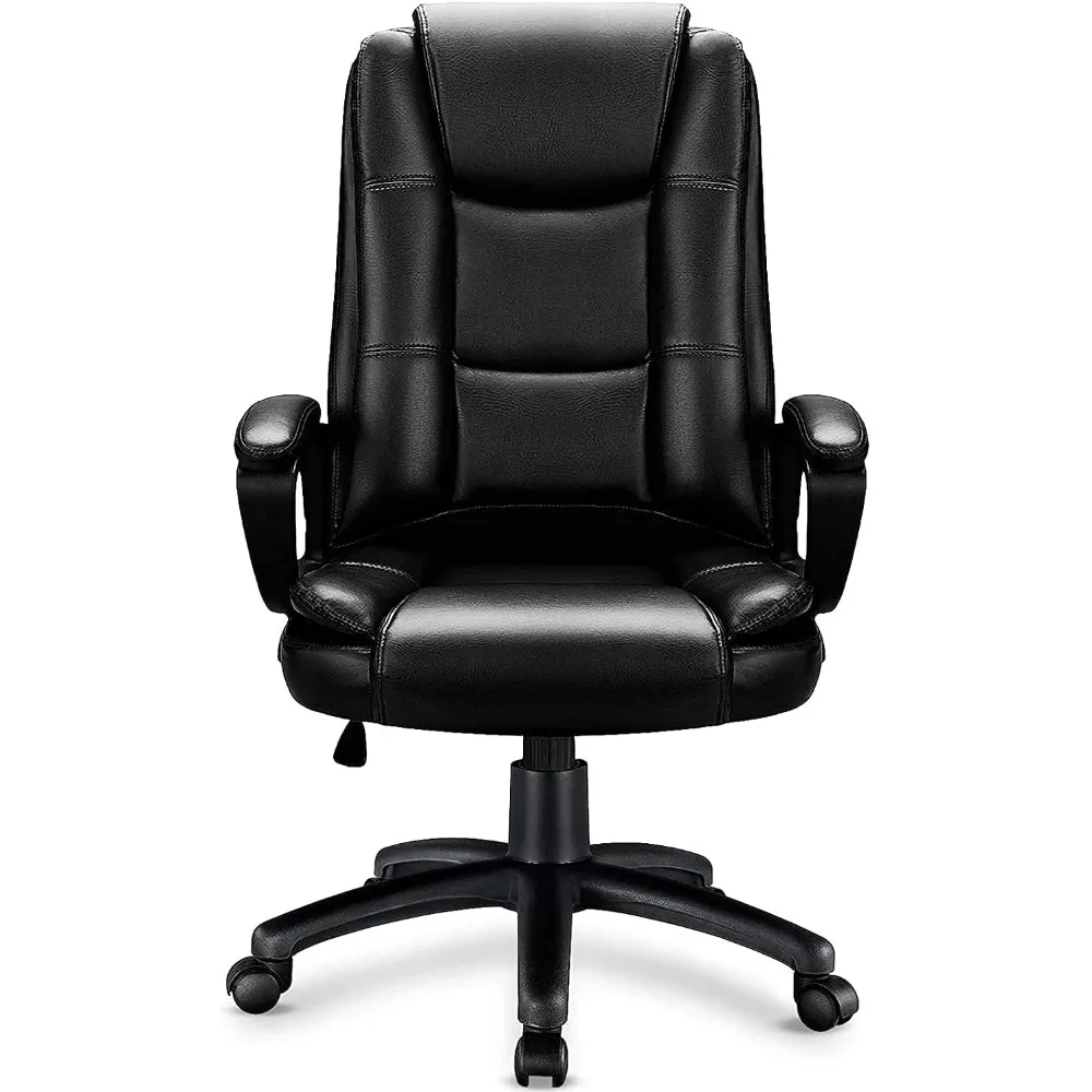 

Home Office Chair, 400LBS Big and Tall Chair Heavy Duty Design, Ergonomic High Back Cushion Lumbar Back Support, Computer