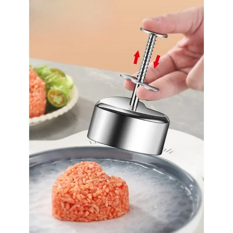 

Triangular rice ball mold 304 stainless steel baby food children's breakfast artifact