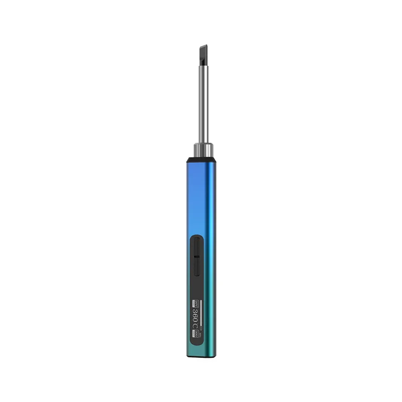 RGS65 Portable Smart Mini Electric Soldering Iron OLED Display Type-C Jack With HS-01 B2 BC2 BC3 ILS KR K65 Tips Welding Tools