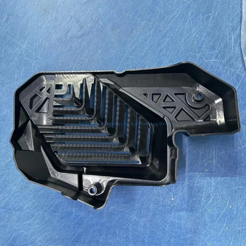 L5BC Fit Motorcycle Carbon Fiber Radiator Protector Guard Suitable For X-ADV160 Bikes Enhanced Cooling System Cover