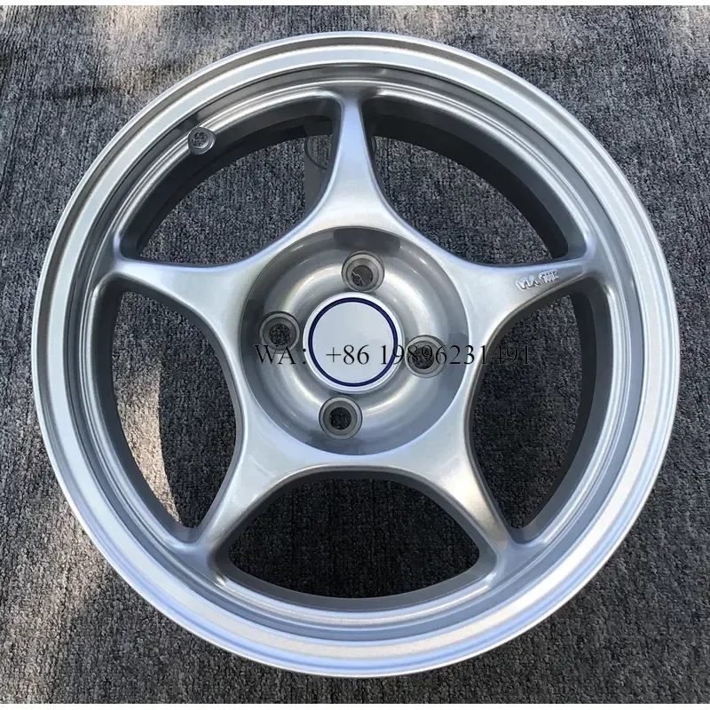 customizedWmwmnu Sport Rims RP01 Silver 15x7.0 PCD 4/100 for Car Wheel Alloy Rim