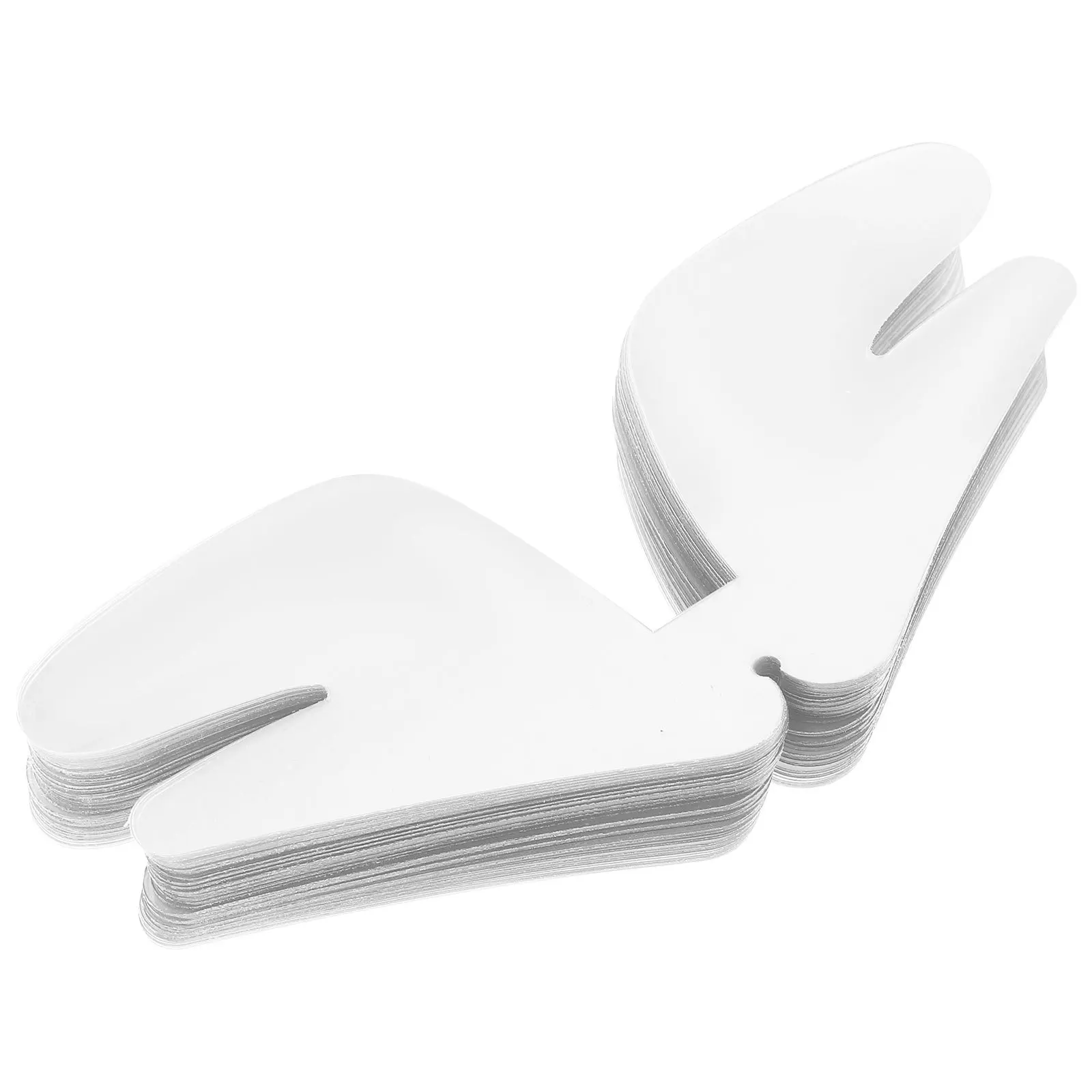 100 قطعة فراشة يبقى للقمصان قميص شفاف دعم فستان قميص طوق المشكل الرجال طوق البقاء إدراج