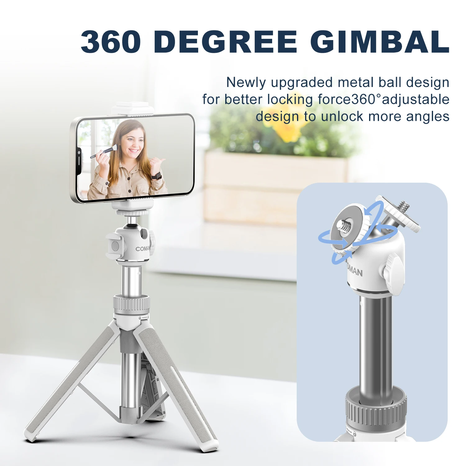 MT30Pro Tragbare Telefon Halter Stativ Professionelle Fotografie Selfie Stick Stativ