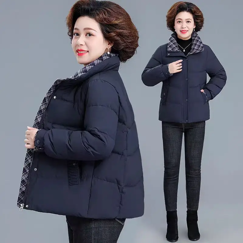 2023 neue Winter frauen Mit Kapuze Puffer Baumwolle Jacke Mit Kapuze Verdicken Warme Kurze Parkas Weibliche Casual Vielseitig Schnee Outwear