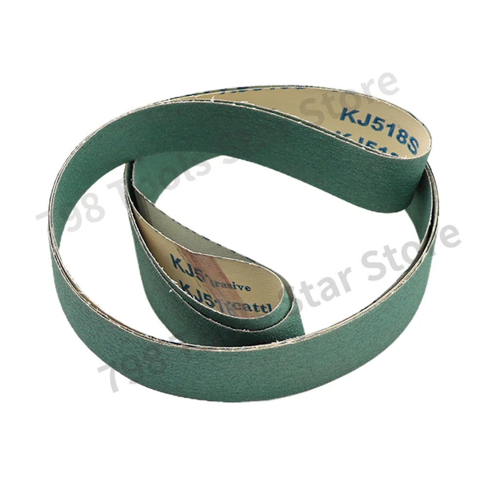 

5PCS 2100*50mm Flexible Zirconia Corundum Sanding Belts Metal Grinding Sander Belts 60-600 Grits for Polishing Metal Furniture