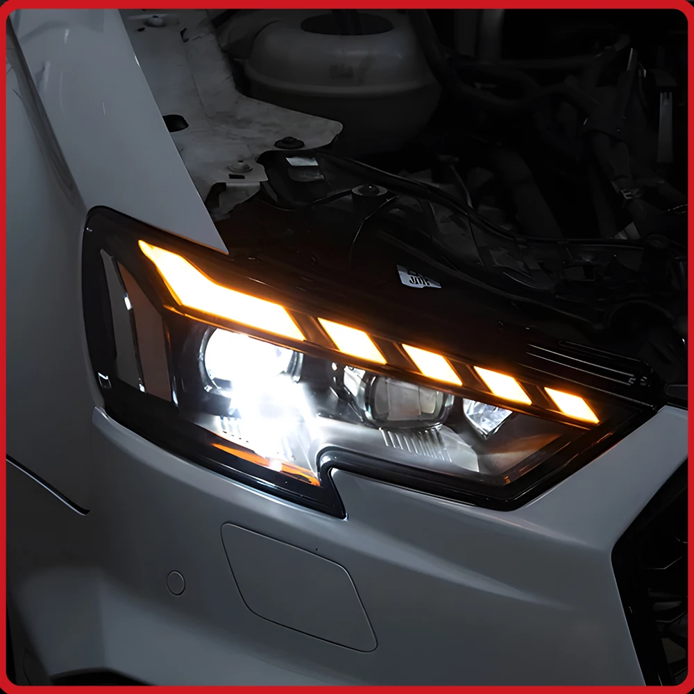 

Car Front Lamps For Audi A3 2017-2021 Headlights Assembly Upgrade LED RS Style Startup Effect Streamer Turn Light Plug and Play