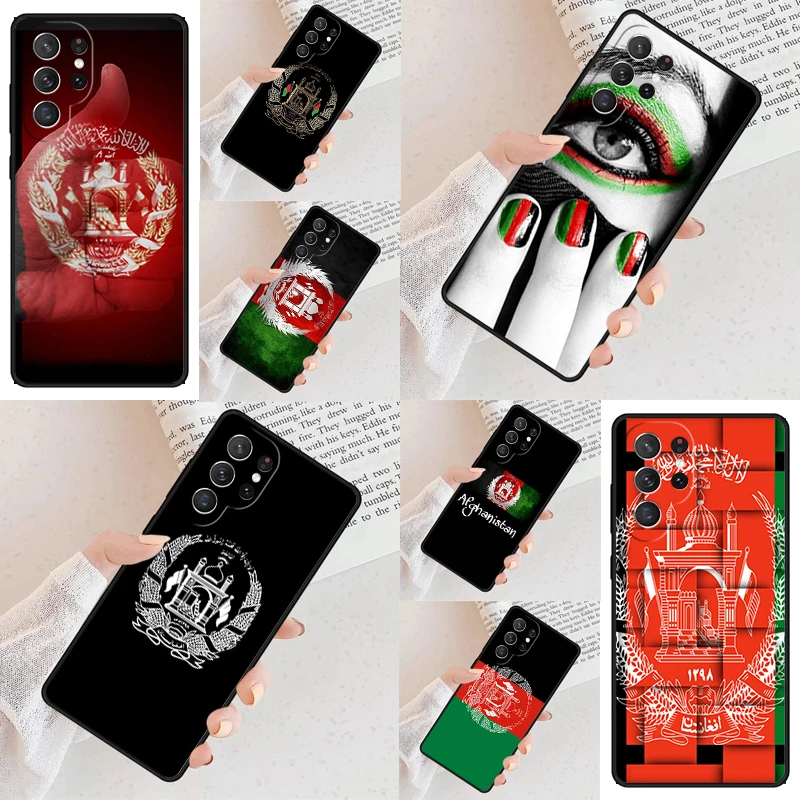 Afghan Afghanistan Flag Banner Cell Phone Case for Samsung Galaxy S26 Ultra S25 S24 S23 S22 S21 S20 Note10 Cover