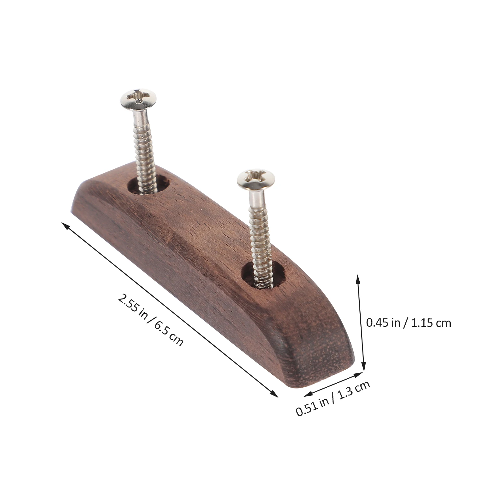 

2pcs Guitar Thumb Rest Bass Finger Rest Full Natural Wood Easy Install Comfortable Protection For Guitar Bass Accessories Coffee
