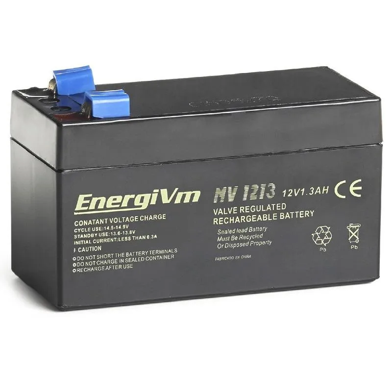 Lead battery ENERGIVM MV1213 12V 1.3Ah