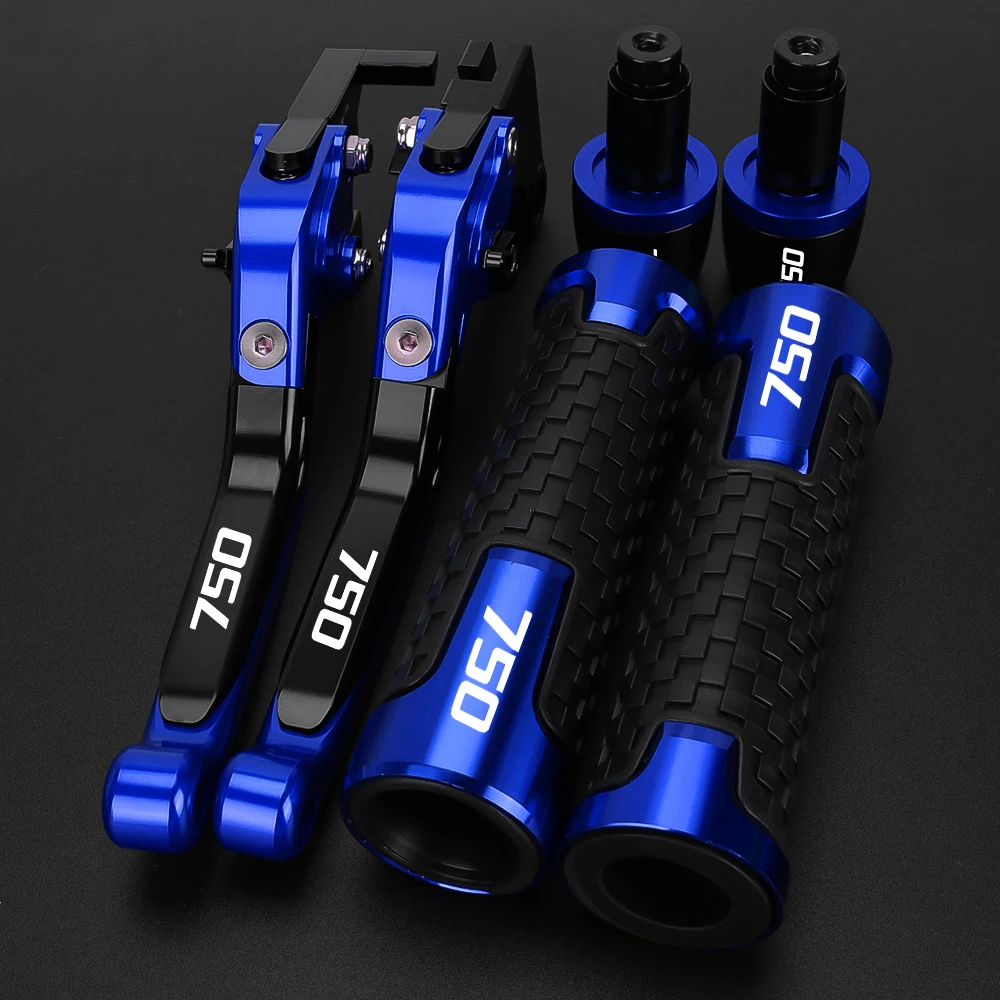 For SUZUKI GSX750F GSX 750 F GSX 750F 1989-2007 2006 2005 Motorcycle Adjustable Brake Clutch Levers Handlebar Hand Grips End