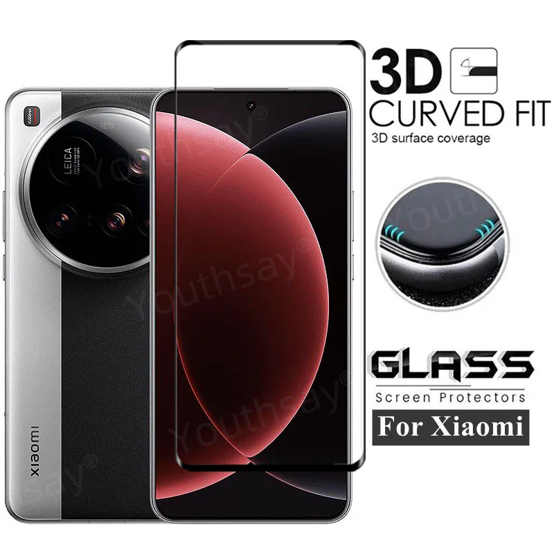Xiaomi 15 Ultra 강화 유리 용 전체 커버 유리 Xiaomi Mi 15 Ultra 화면 보호기 전화 렌즈 필름 Xi...