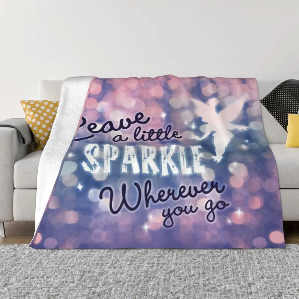 Leave A Little Sparkle Wherever You Go An Ultra-Soft Micro Fleece Blanket