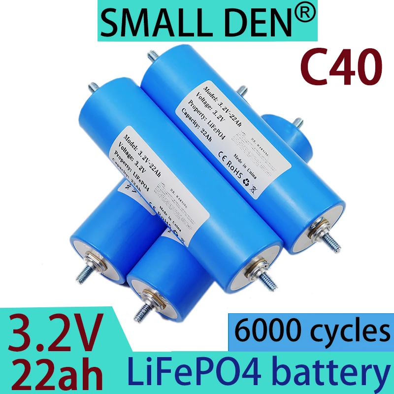 

Аккумуляторная батарея класса А, 3,2 В, 22 Ач, Lifepo4 с разрядом 3C и большой емкостью 22000 мАч, уличный источник питания для хранения солнечной энергии RV