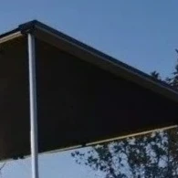Off-Road Hard Shell Car Side Awning Canopy, Rainproof Sun Shelter for Camping