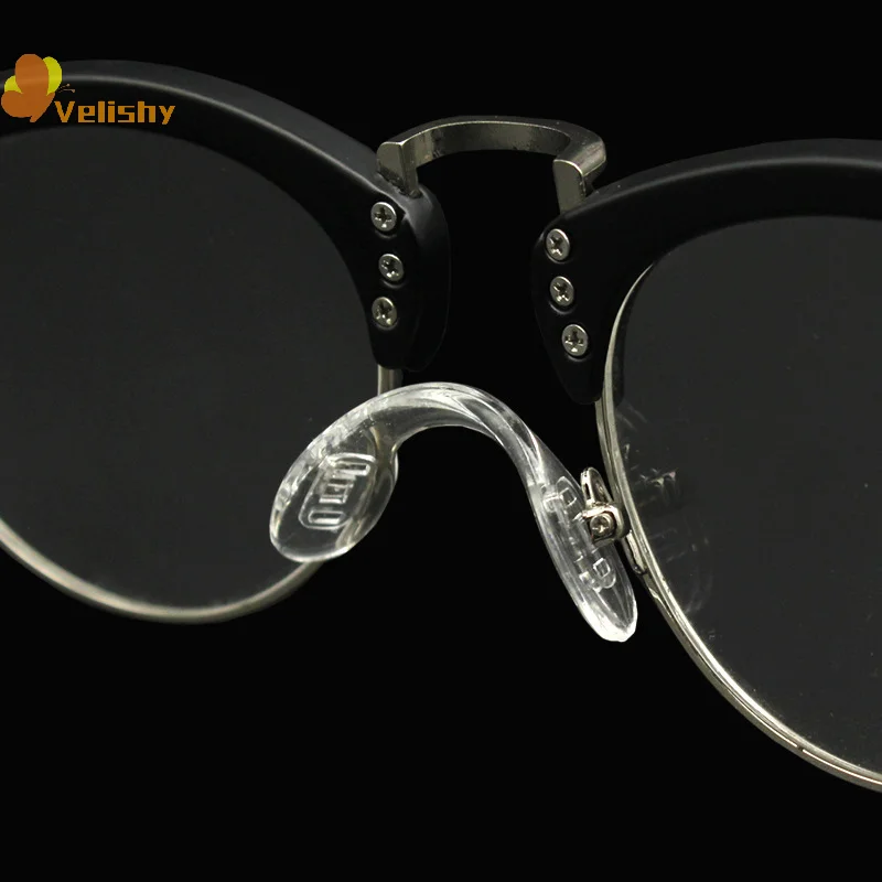 4 قطعة منصات أنف للنظارة من السيليكون غير قابلة للانزلاق على شكل حرف U-مجموعات إصلاح للنظارات ملحقات مريحة وناعمة وقابلة للتنفس للنظارات #5