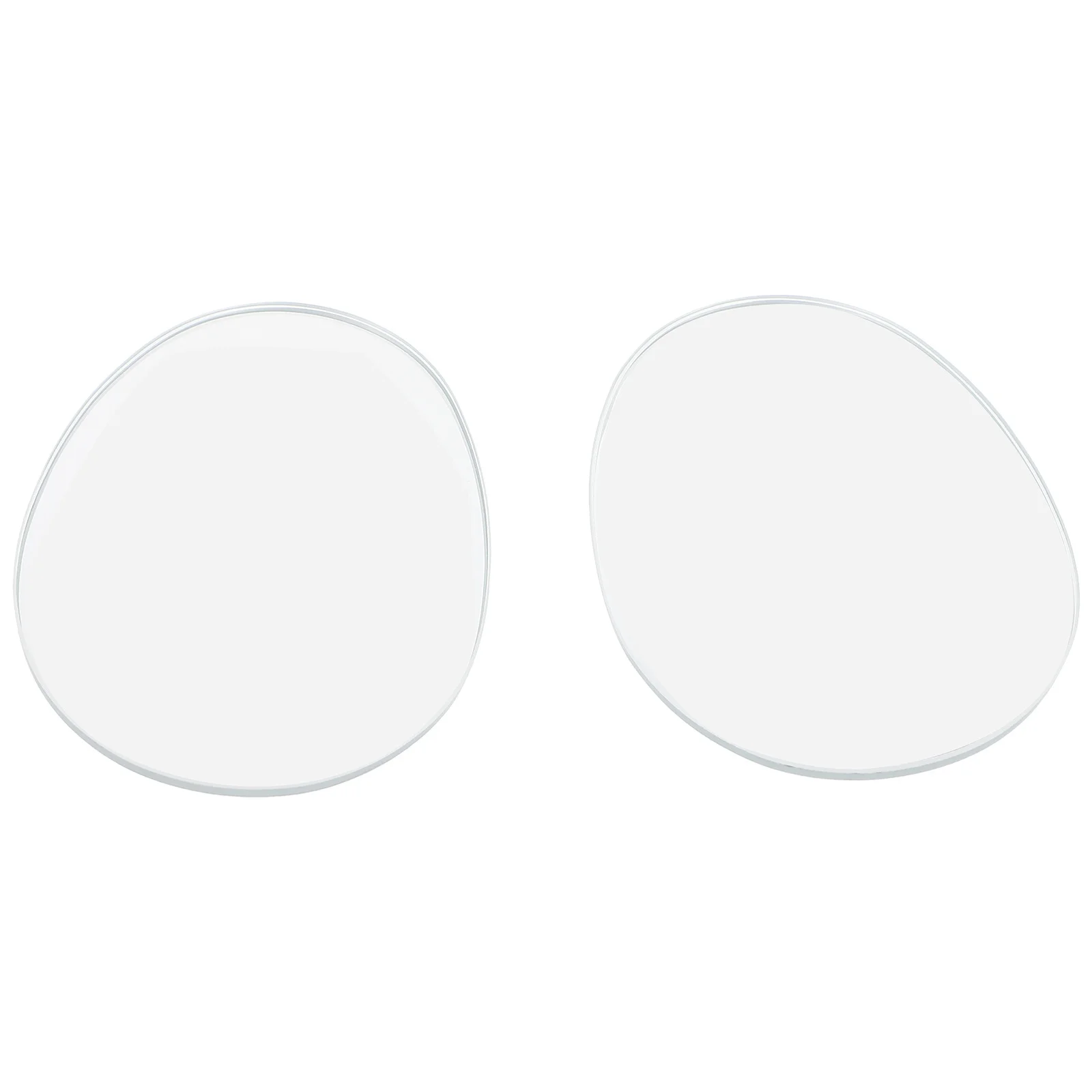 1 زوج العمياء مرآة السيارة 360 درجة عرض شكل بيضاوي واضح انعكاس لا البقع العمياء مناسبة للمرايا اليسرى واليمنى #1