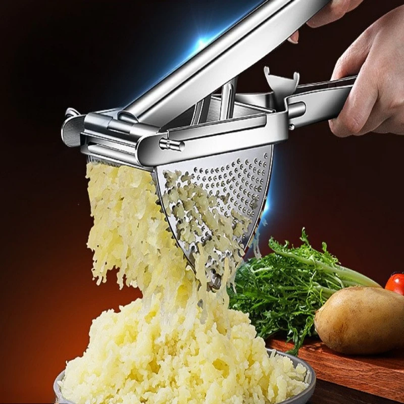 Mud Press 316 Stainless Steel Mashed Potato Mud Press Squeeze Mashed Garlic