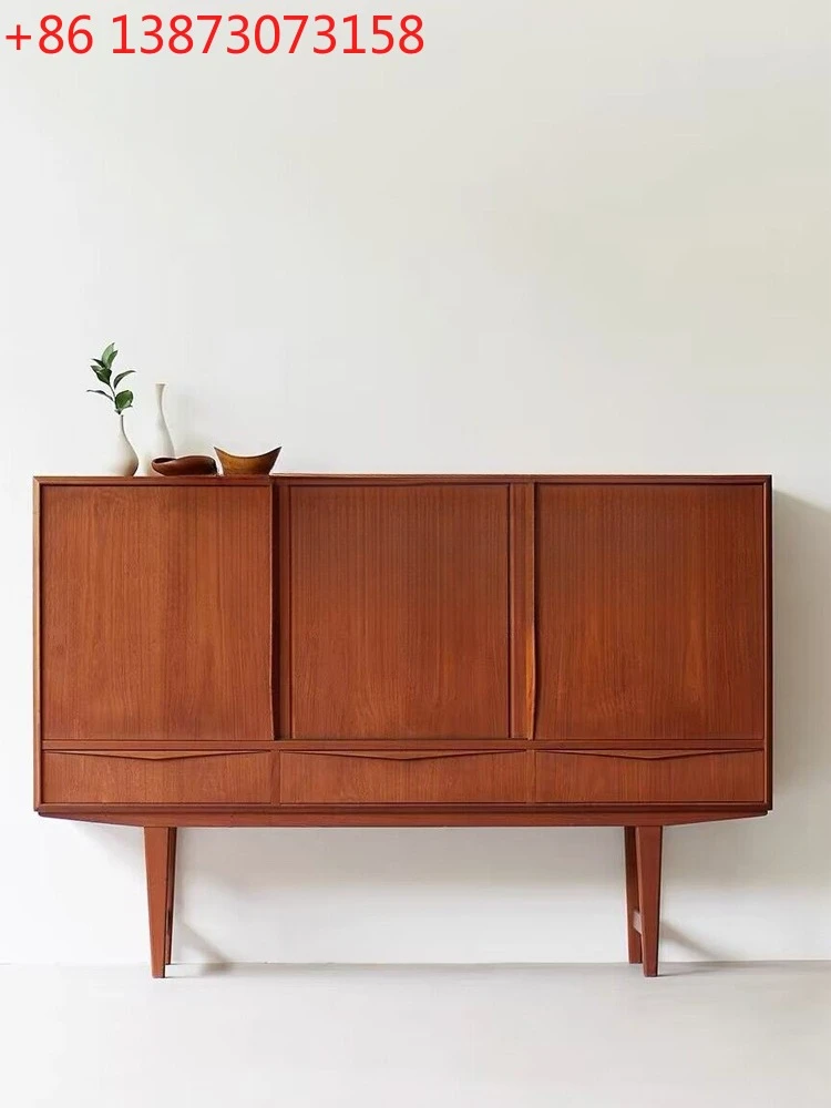 

Предварительно обращенный буфет из цельного дерева, бытовой шкаф для хранения, датская реплика, дизайнерский шкаф для хранения на заказ