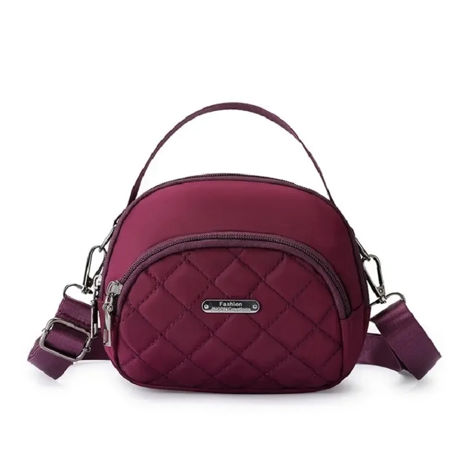 Borsa per cellulare casual di nuova moda in tessuto Oxford da donna mini piccola borsa a doppio uso borse a tracolla a tracolla portatili multifunzionali