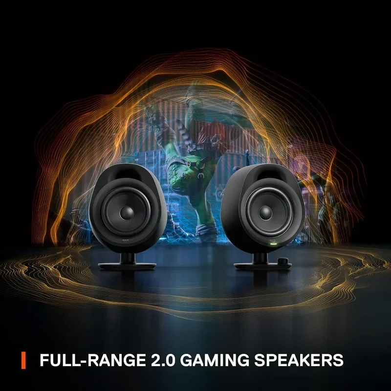 Desktop Gaming Speakers Immersive Audio, On-Speaker Controls, 4