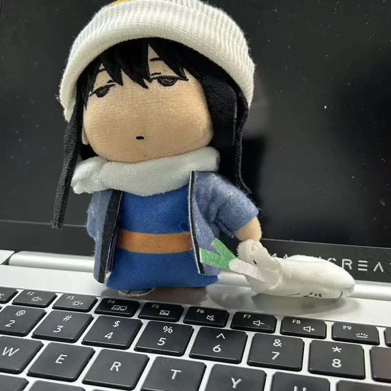 Gintama Leader Short Plush Q-Version with Accessories Anime Doll Palm Toy Backpack Zipper Pendant Collectable Dolls Fandom Gift