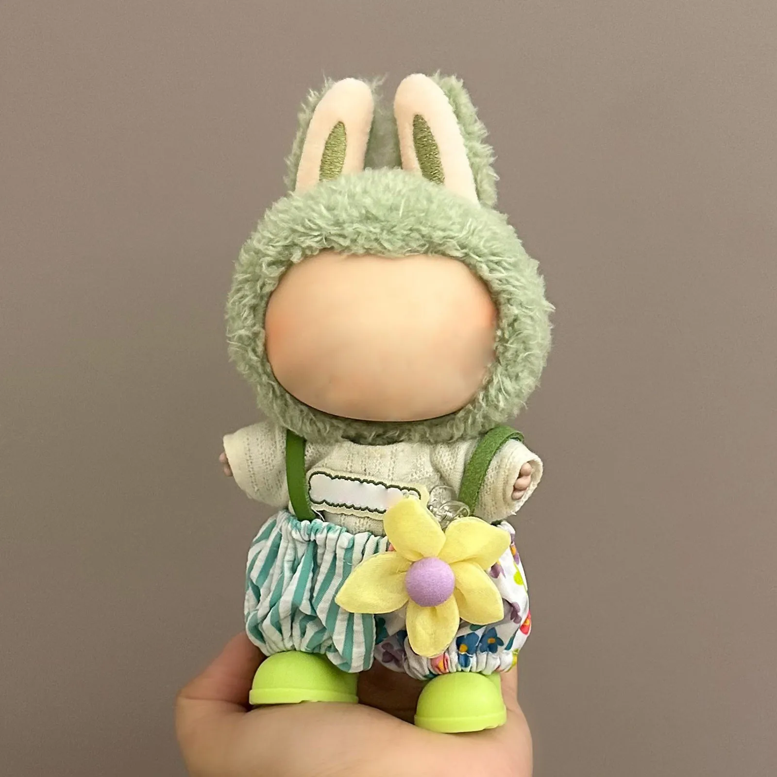

For Labubu Dolls Cute Mini Plush Doll'S Clothes Strap Pants Set Clothes Dolls DIY Accessories Gifts