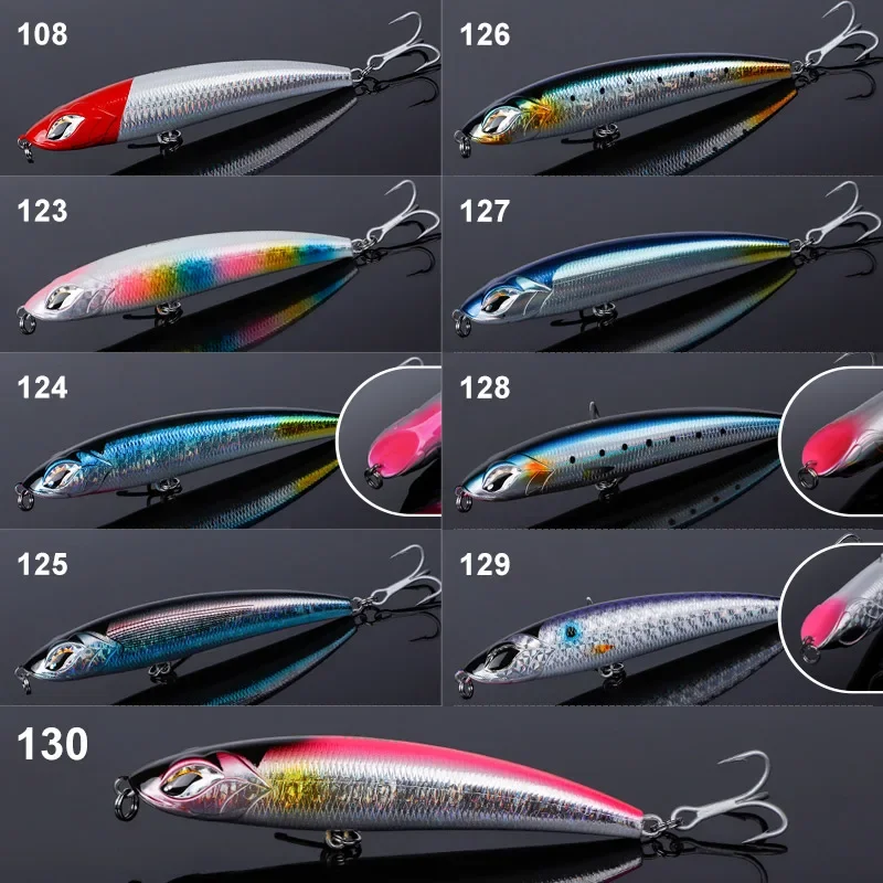 NOEBY Sinking Pencil Fishing Lure 115mm 54g 150mm 62g 185mm 126g Wobblers Artificial Hard Baits for Bass Trolling Fishing Lures