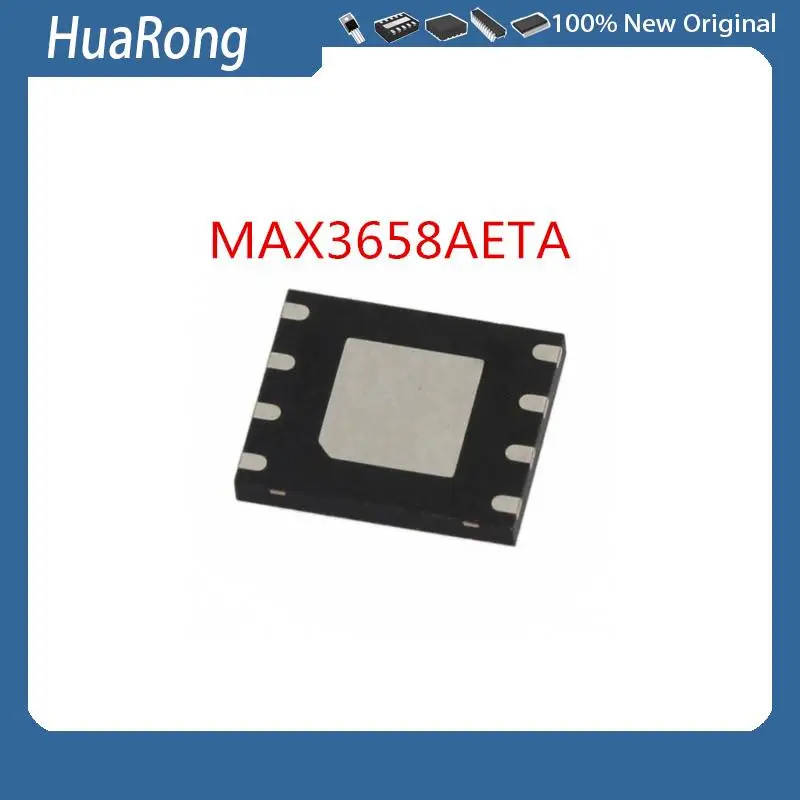 10Pcs/Lot   MAX3658AETA+T     MAX3658    TDFN8